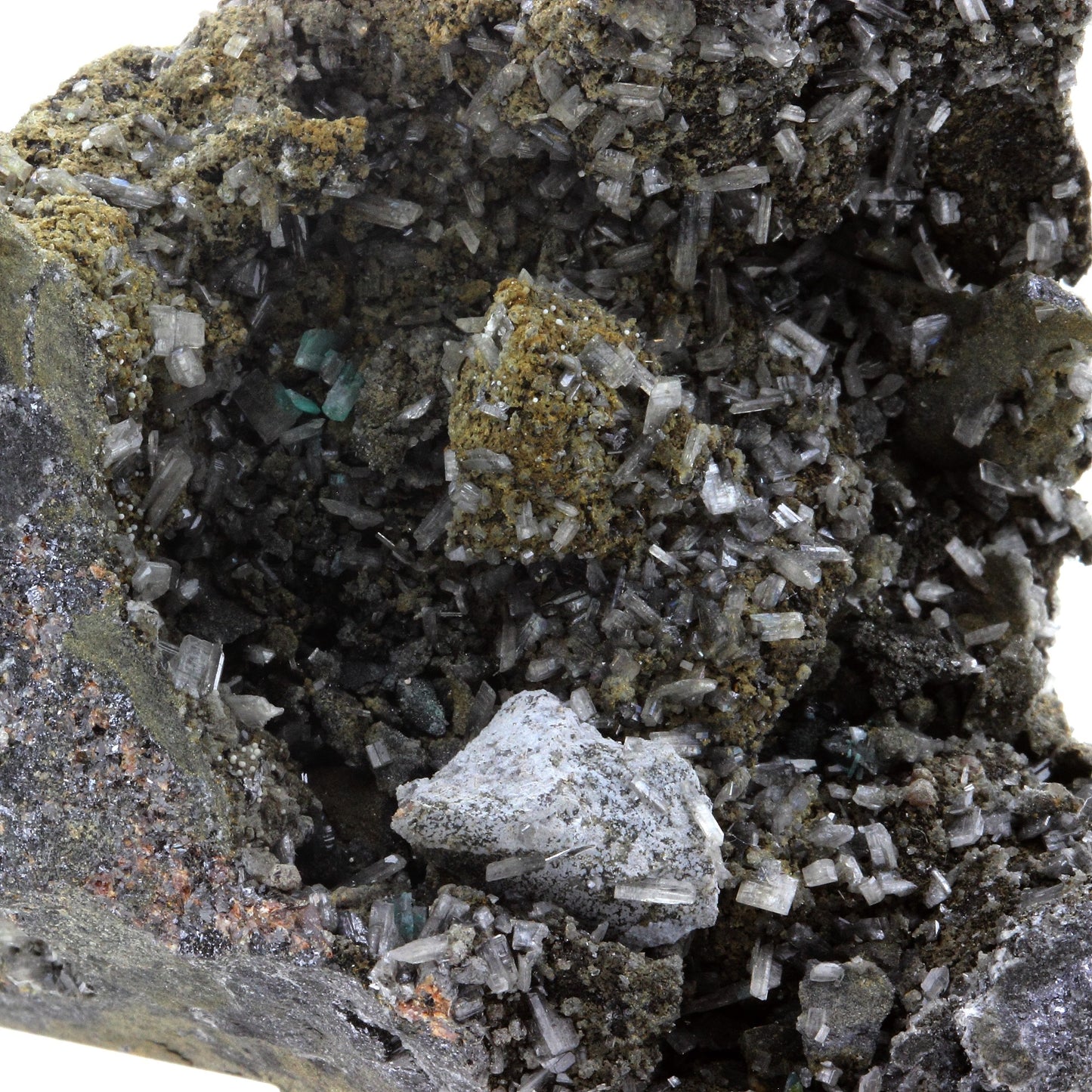 Cerusite sur Blende. 1229.5 carats. La Sanguinéde, Les Malines, France