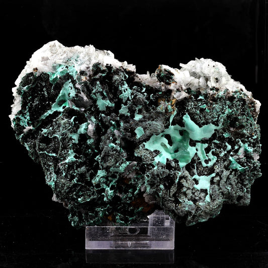 Malachite + Baryte. 1551.5 carats. Congo