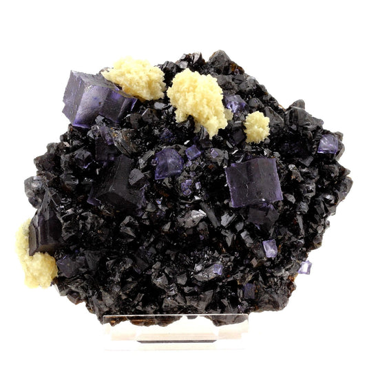 Fluorite + Sphalerite + Baryte. 6421.5 carats. Elmwood mine, Tennessee, USA