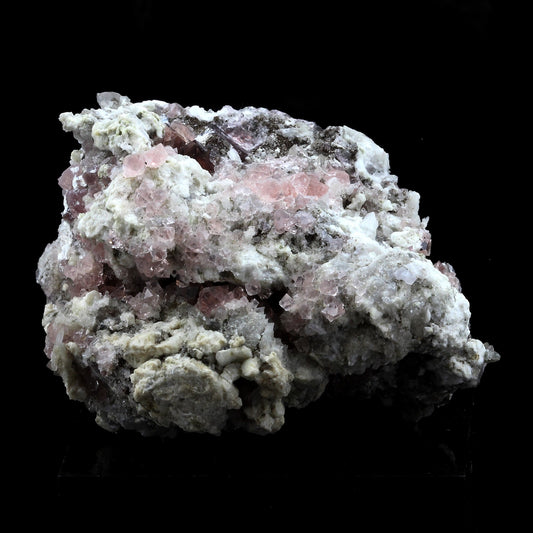 Fluorite rose. 485.5 carats. Massif du Mont-Blanc, France