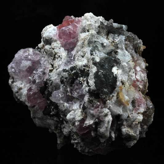 Fluorite rose. 695.0 carats. Massif du Mont-Blanc, France
