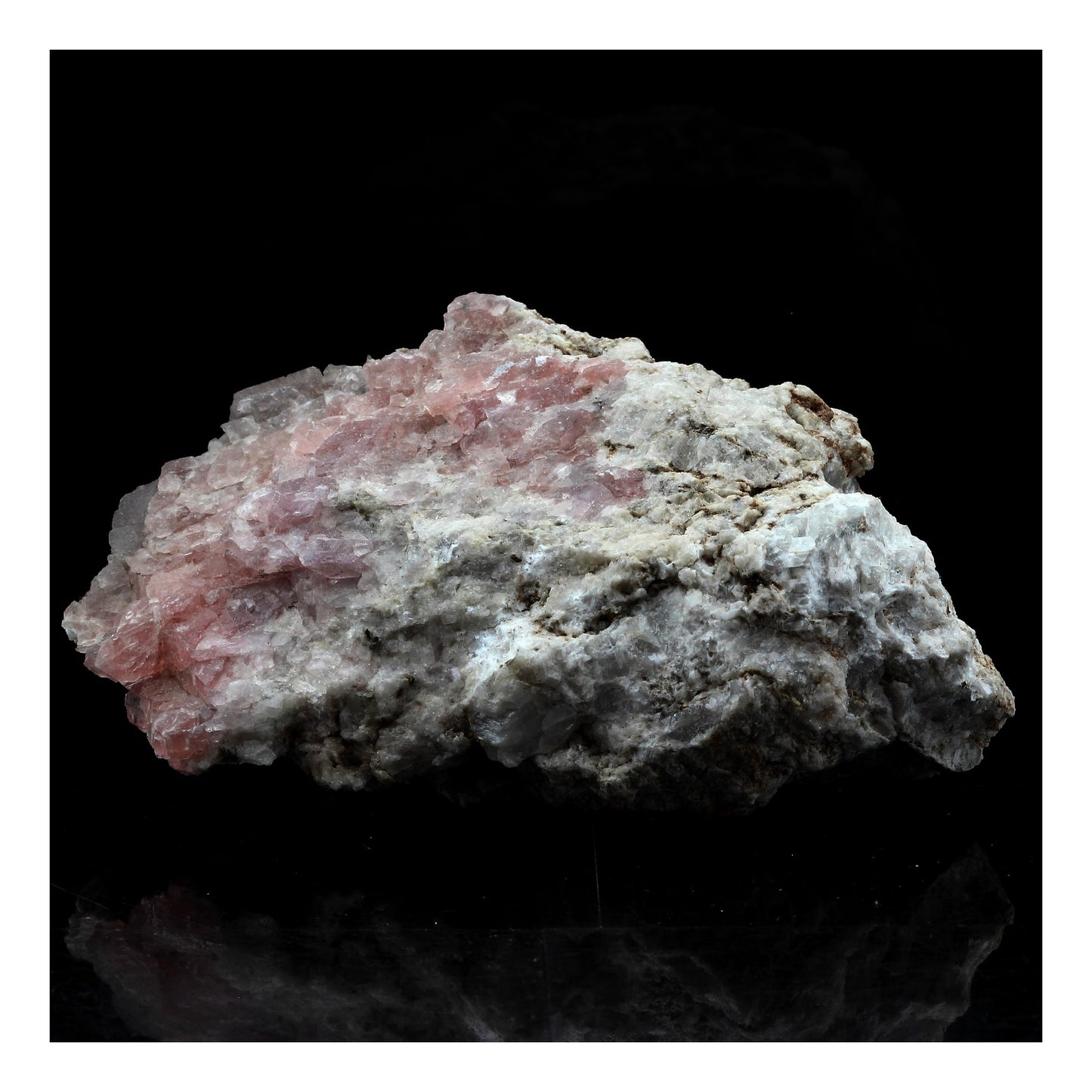 Fluorite rose. 1491.0 carats. Massif du Mont-Blanc, France