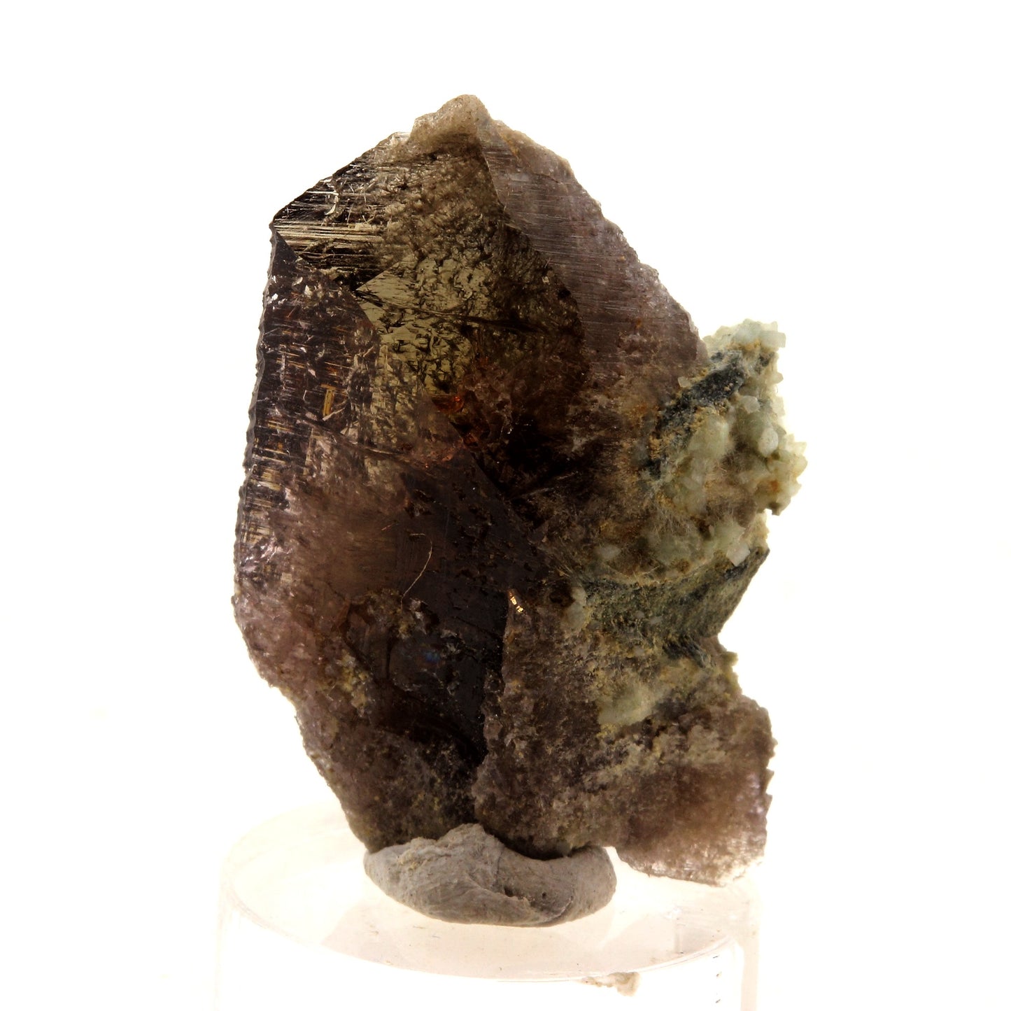 Axinite. 25.0 carats. Le Rocher d'Armentier, Bourg d'Oisans, France