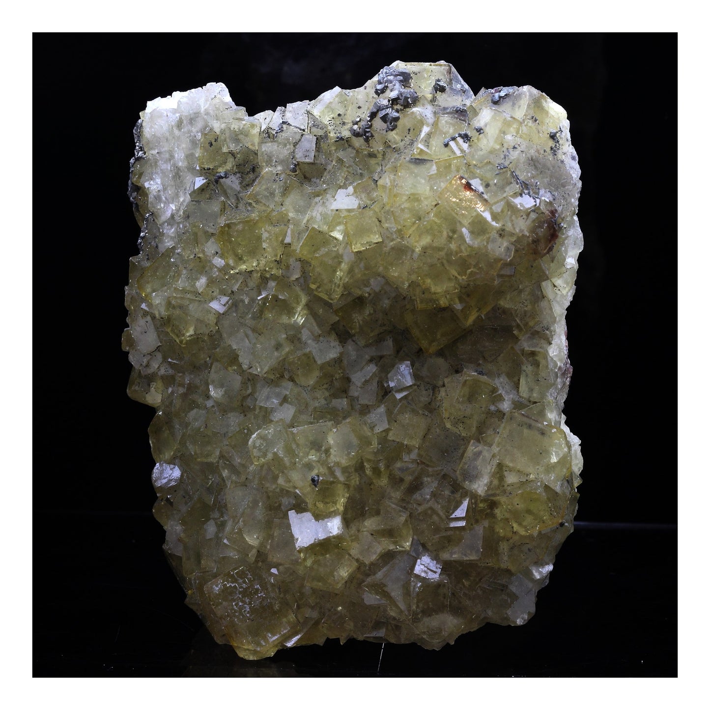 Fluorite + Pyrite. 1181.0 carats. Villabona Mines, Asturias, Espagne