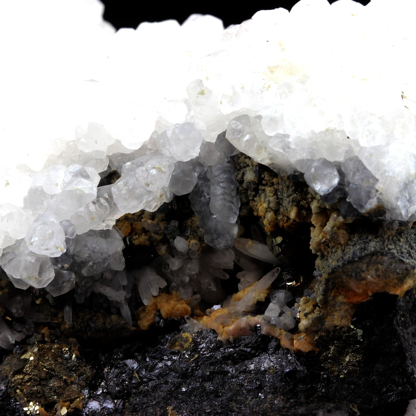 Calcite, Sphalerite, Quartz, Pyrite, Siderite. 4525.0 carats. Trepča, Mitrovica, Kosovo
