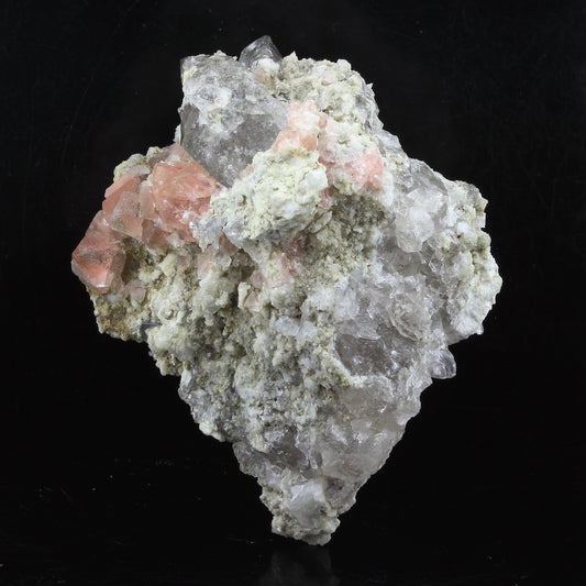 Fluorite rose. 34.5 carats. Talèfre, Massif du Mont-Blanc, France