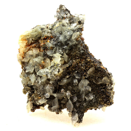 Sphalerite + Calcite. 920.0 carats. Mine Troya, Pays Basque, Espagne