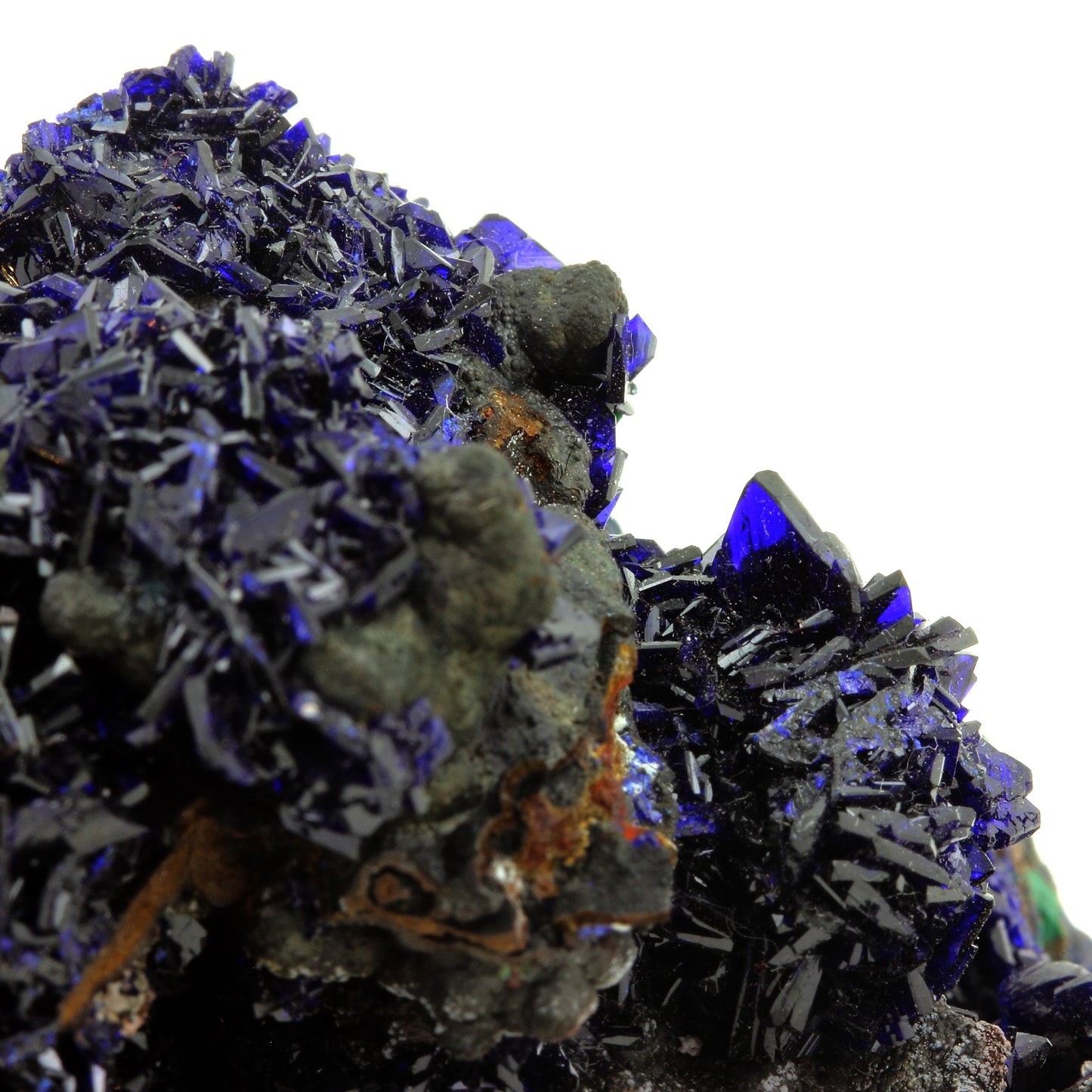 Azurite . 1681.0 carats. Tazalaght, Souss-Massa, Maroc