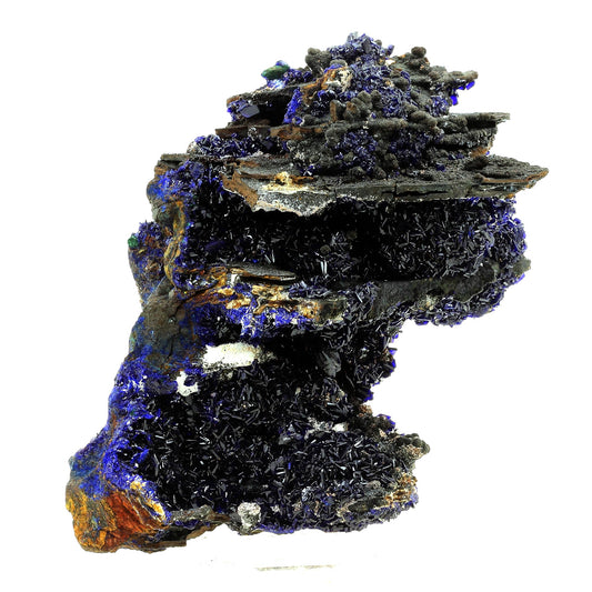 Azurite . 1928.0 carats. Tazalaght, Souss-Massa, Maroc
