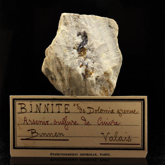 Tennantite (Binnite), 617.0 carats, Binn, Valais, Suisse