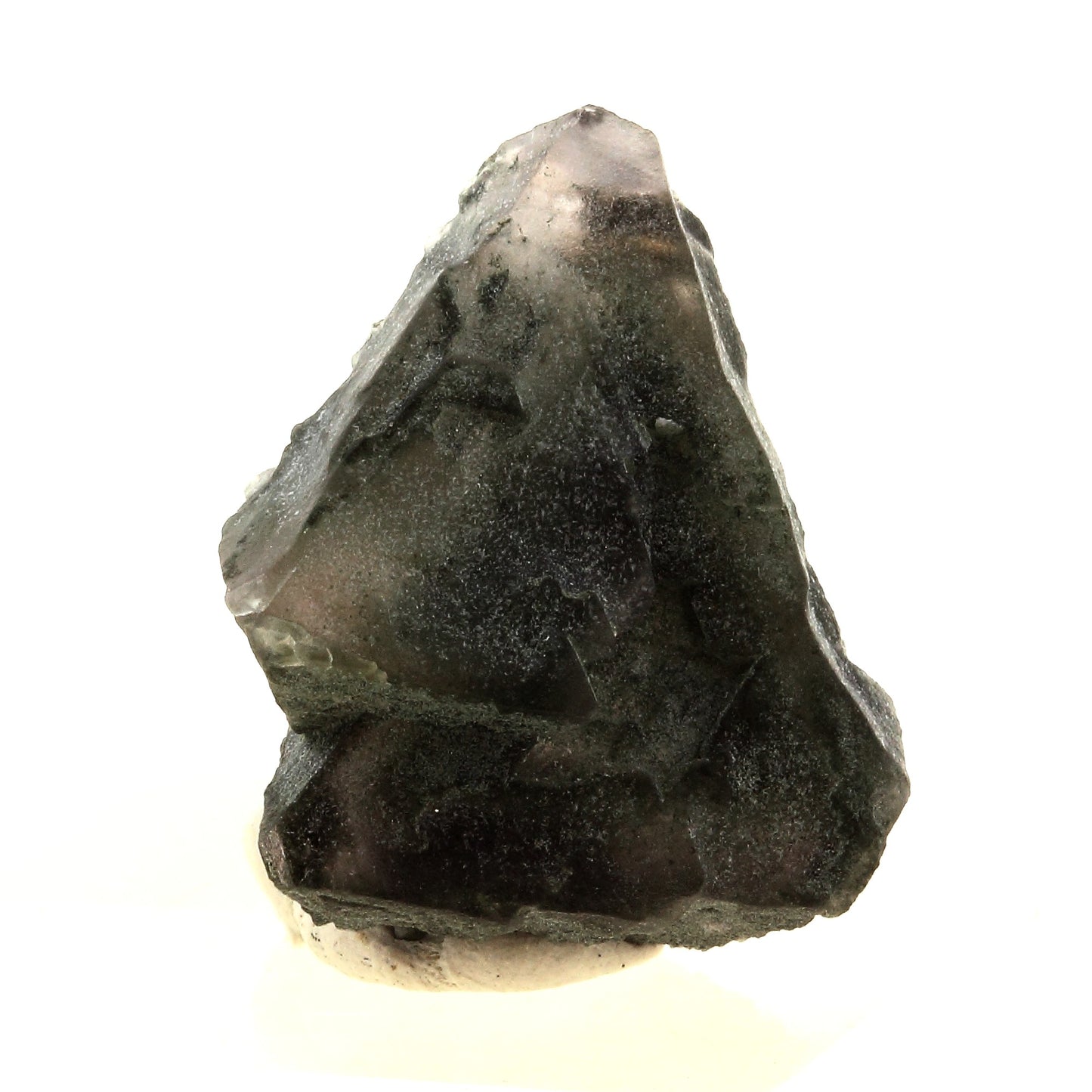 Fluorite rose + Chlorite. 40.0 carats. Massif du Mont-Blanc, France