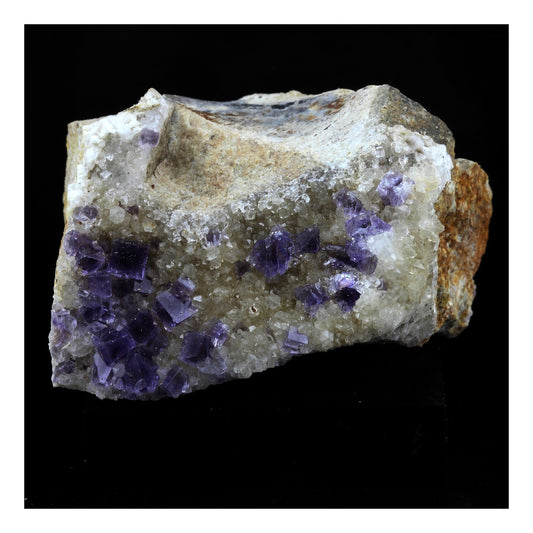 Fluorite + Quartz. 386.0 carats. La Cabaña, Berbes, Asturias, Espagne