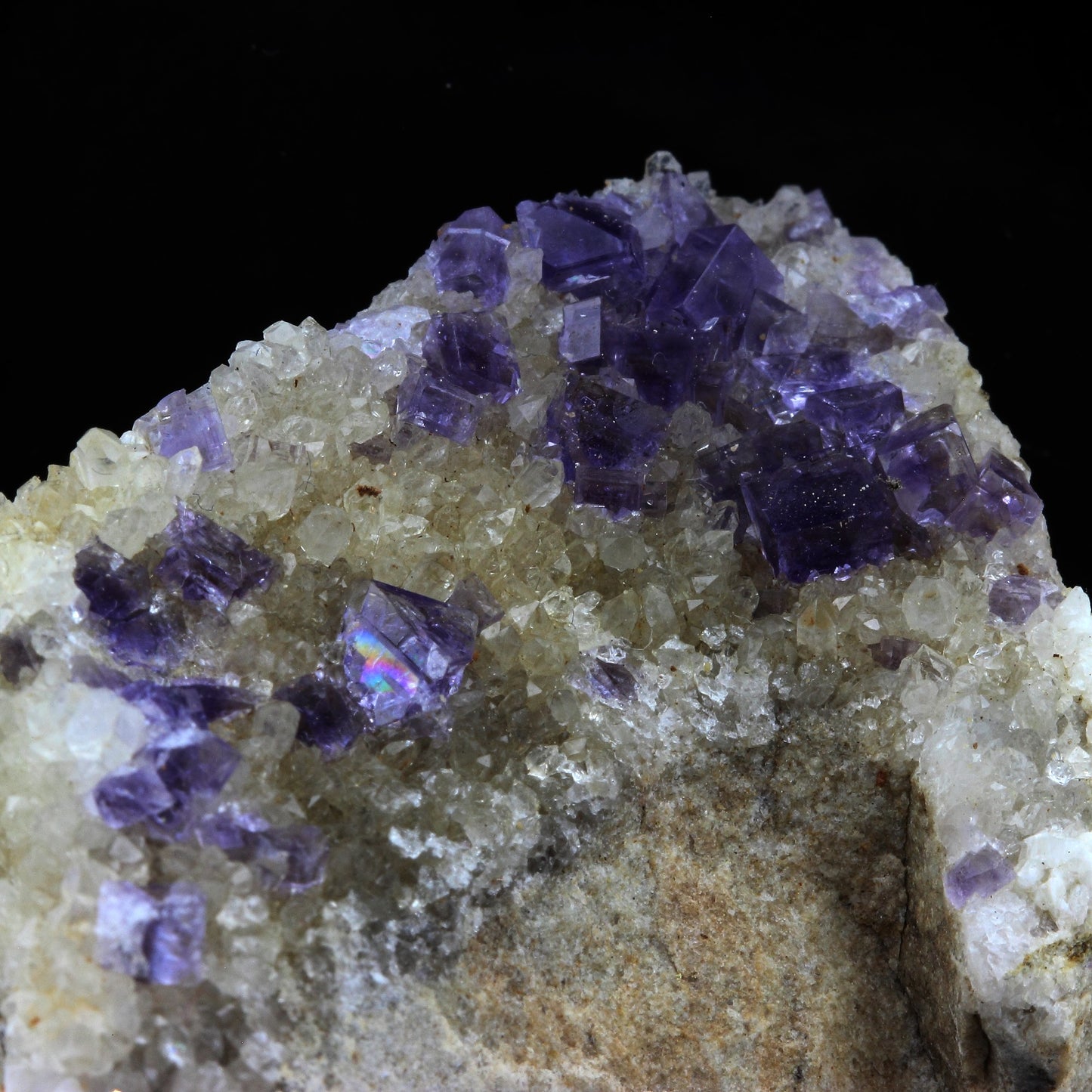 Fluorite + Quartz. 386.0 carats. La Cabaña, Berbes, Asturias, Espagne