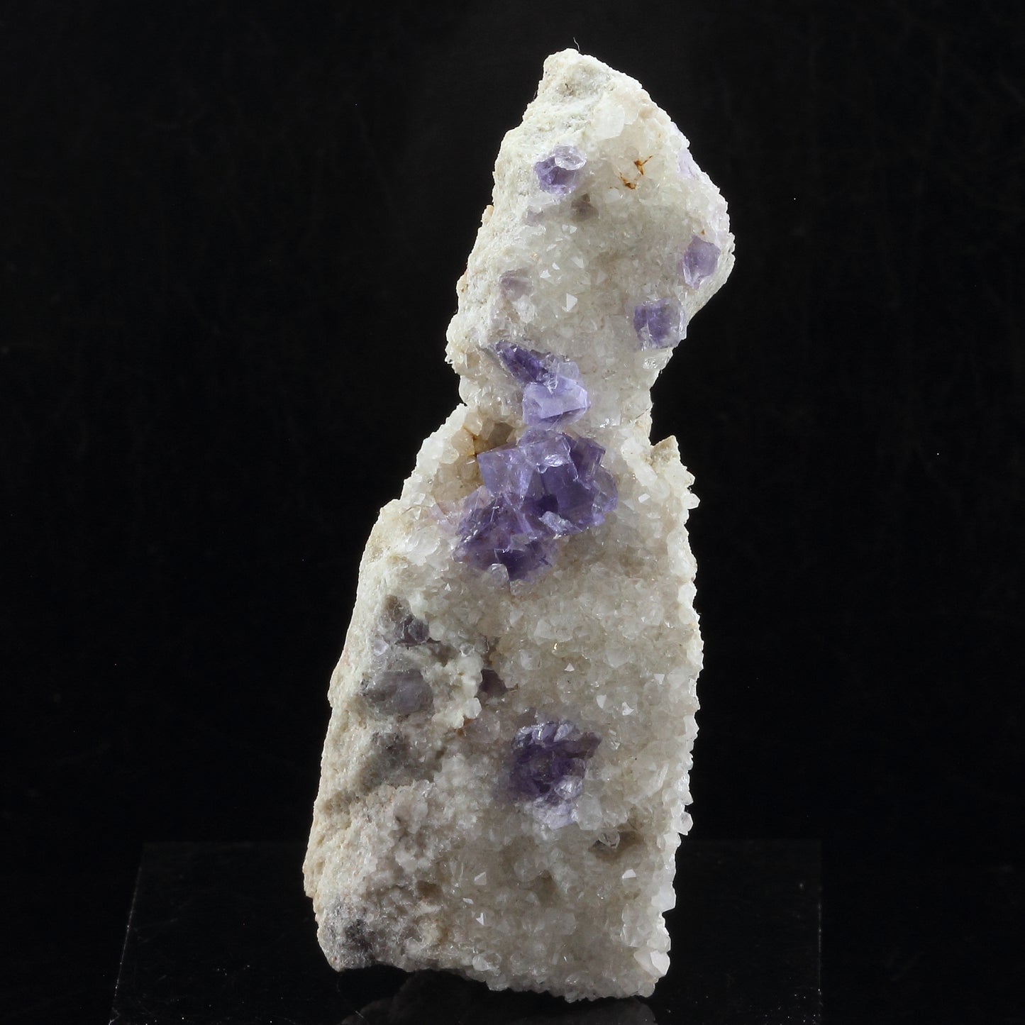Fluorite + Quartz. 128.0 carats. La Cabaña, Berbes, Asturias, Espagne