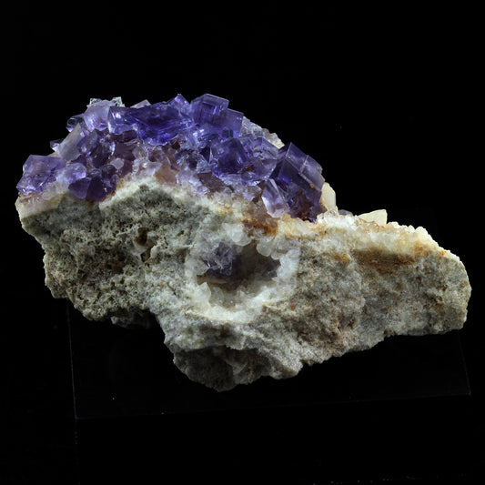 Fluorite + Quartz. 108.0 carats. La Cabaña, Berbes, Asturias, Espagne