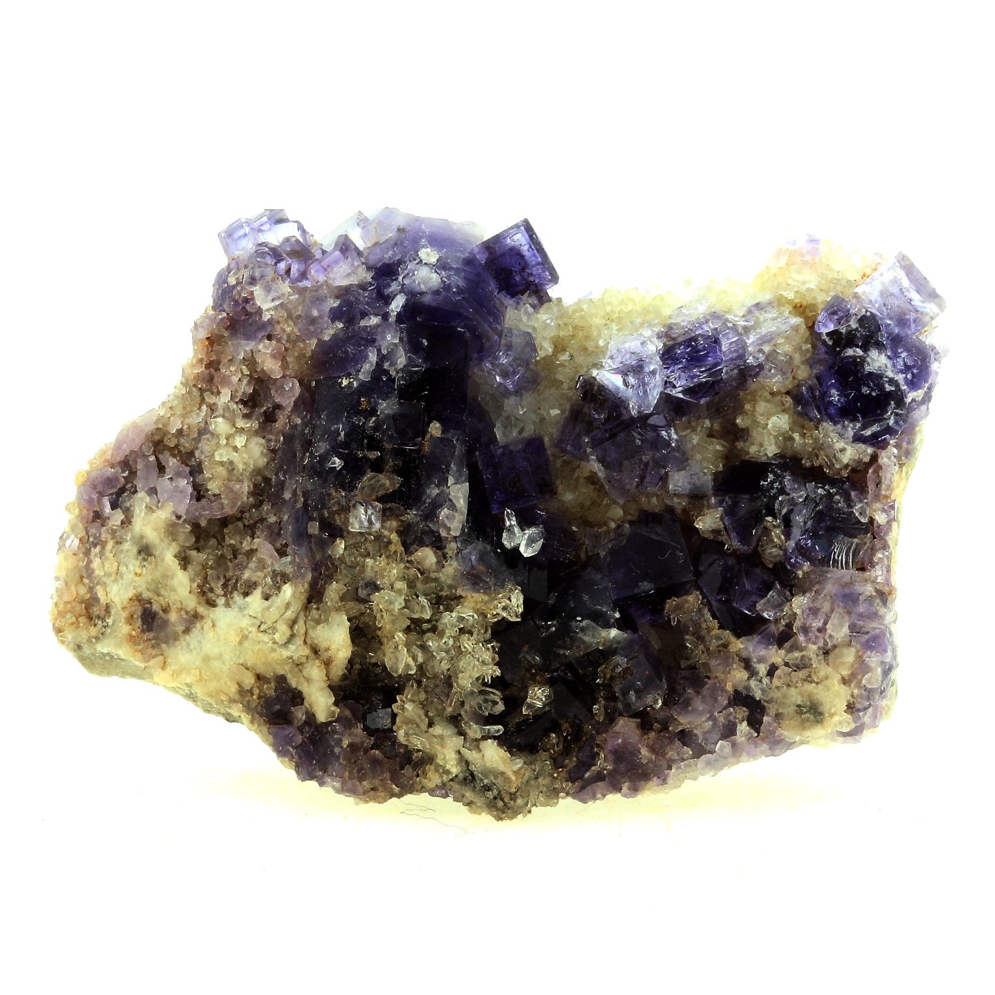 Fluorite + Quartz. 208.0 carats. La Cabaña, Berbes, Asturias, Espagne