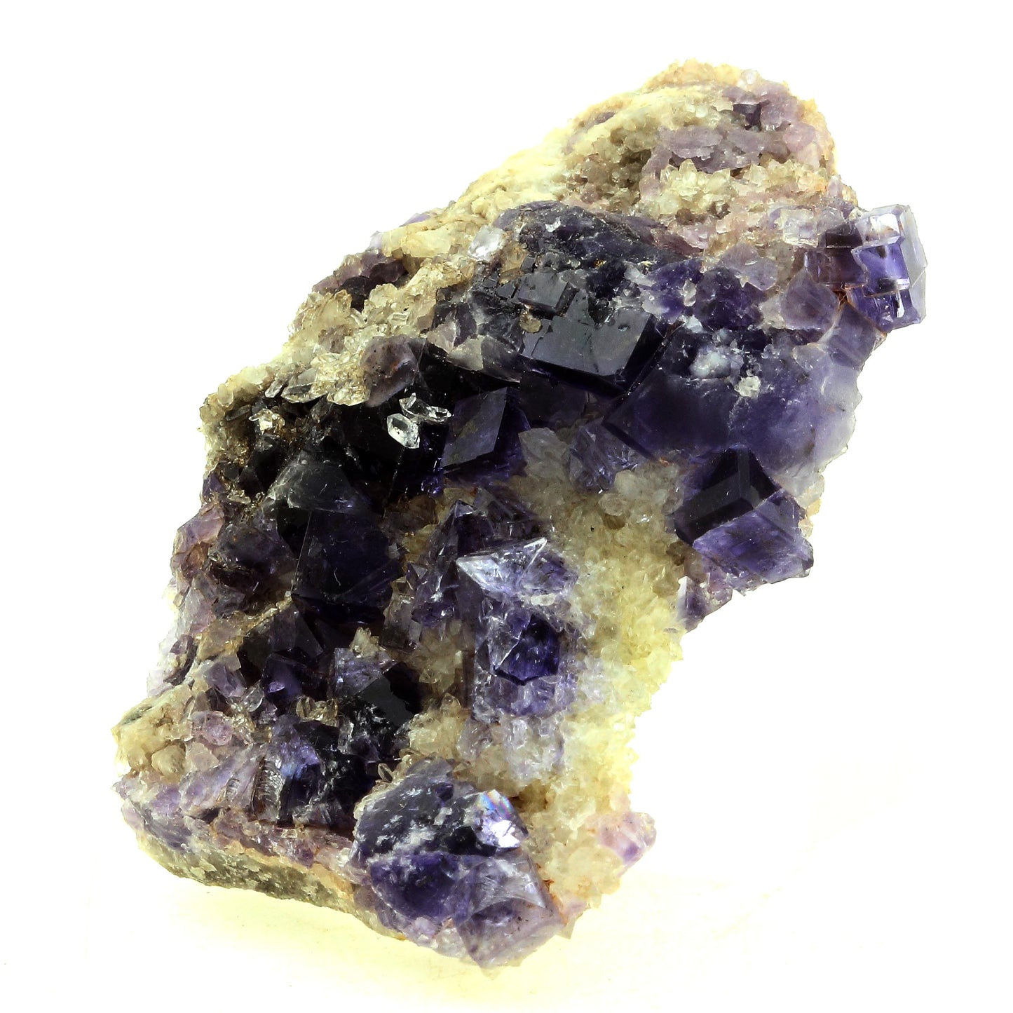 Fluorite + Quartz. 208.0 carats. La Cabaña, Berbes, Asturias, Espagne