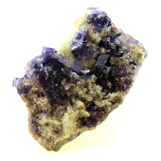 Fluorite + Quartz. 208.0 carats. La Cabaña, Berbes, Asturias, Espagne