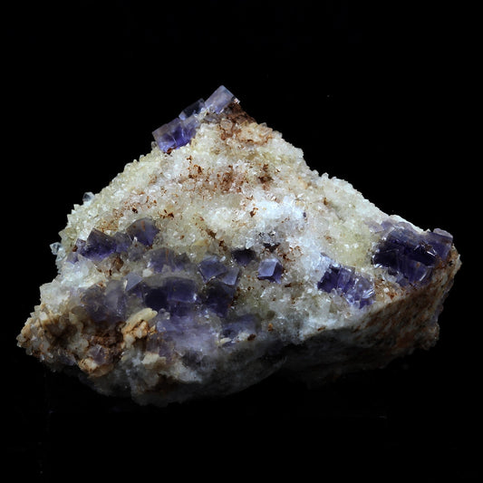 Fluorite + Baryte + Quartz. 119.0 carats. La Cabaña, Berbes, Asturias, Espagne