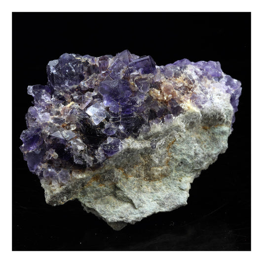 Fluorite + Quartz. 233.0 carats. La Cabaña, Berbes, Asturias, Espagne