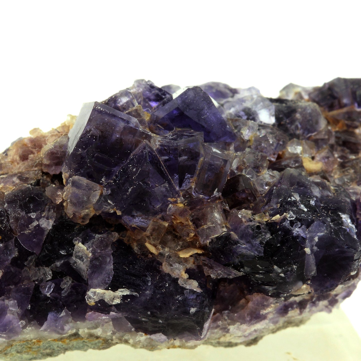 Fluorite + Quartz. 233.0 carats. La Cabaña, Berbes, Asturias, Espagne