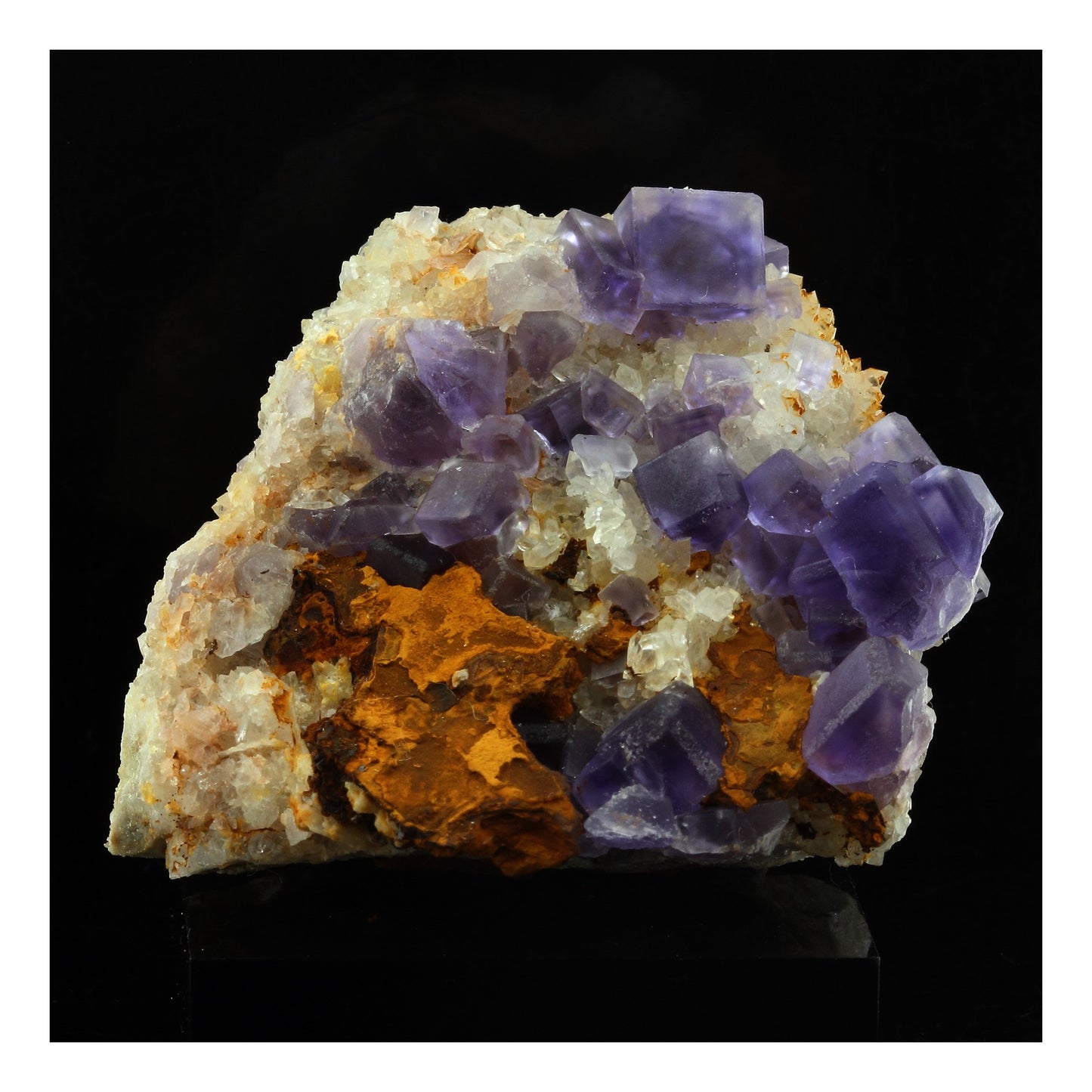 Fluorite + Baryte + Quartz. 441.0 carats. La Cabaña, Berbes, Asturias, Espagne
