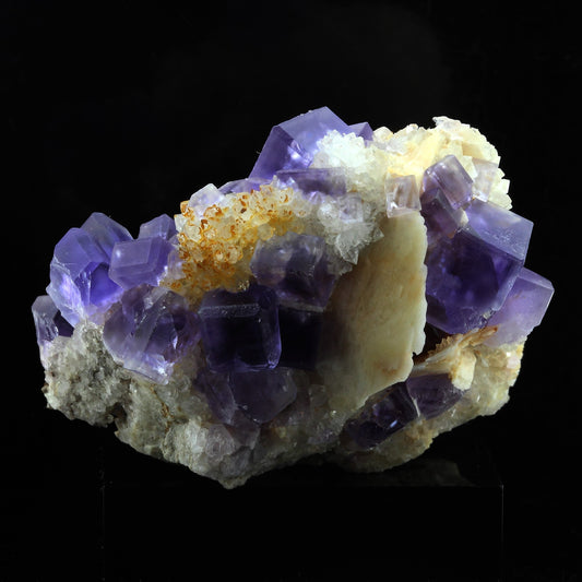 Fluorite + Baryte + Quartz. 441.0 carats. La Cabaña, Berbes, Asturias, Espagne