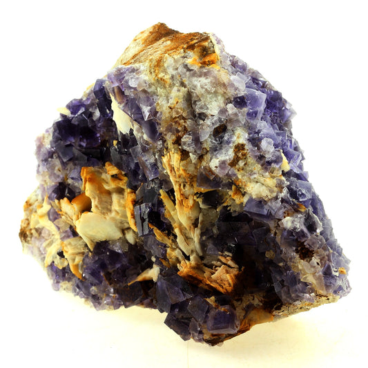 Fluorite + Baryte + Quartz. 2343.0 carats. La Cabaña, Berbes, Asturias, Espagne