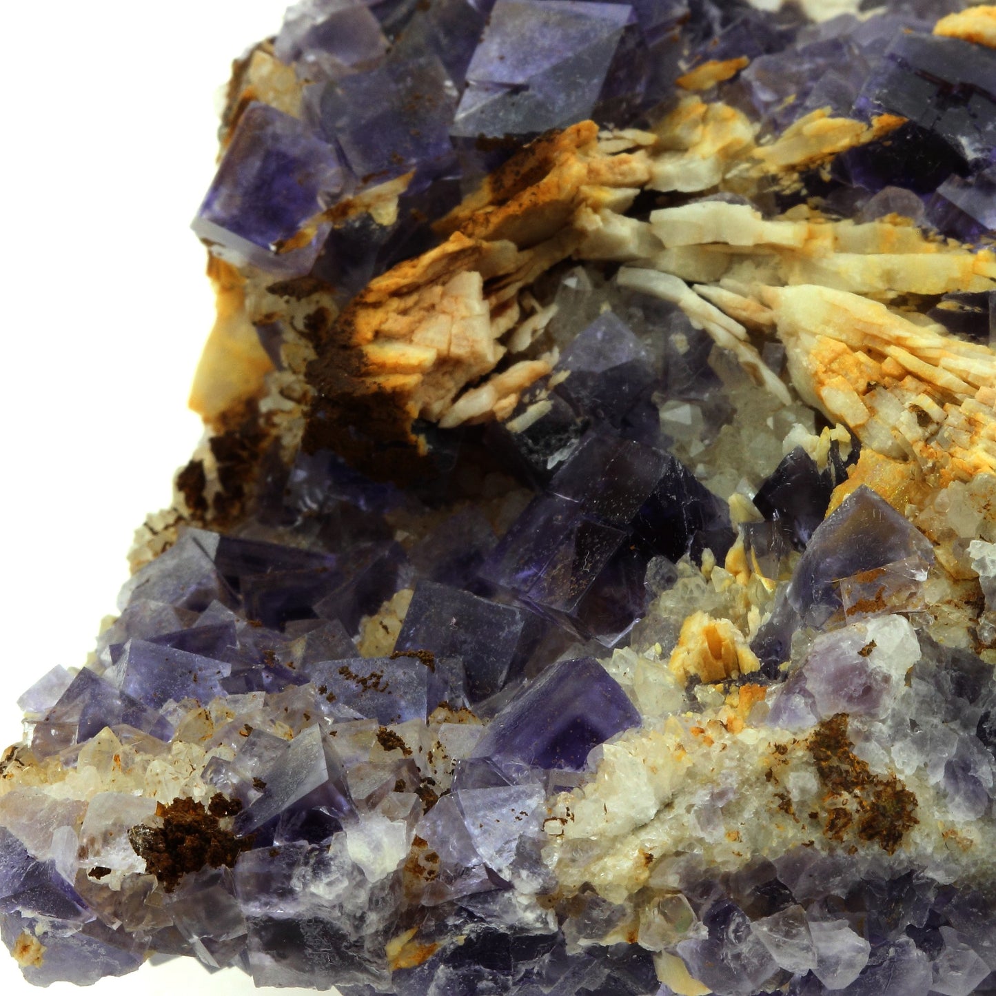 Fluorite + Baryte + Quartz. 2343.0 carats. La Cabaña, Berbes, Asturias, Espagne