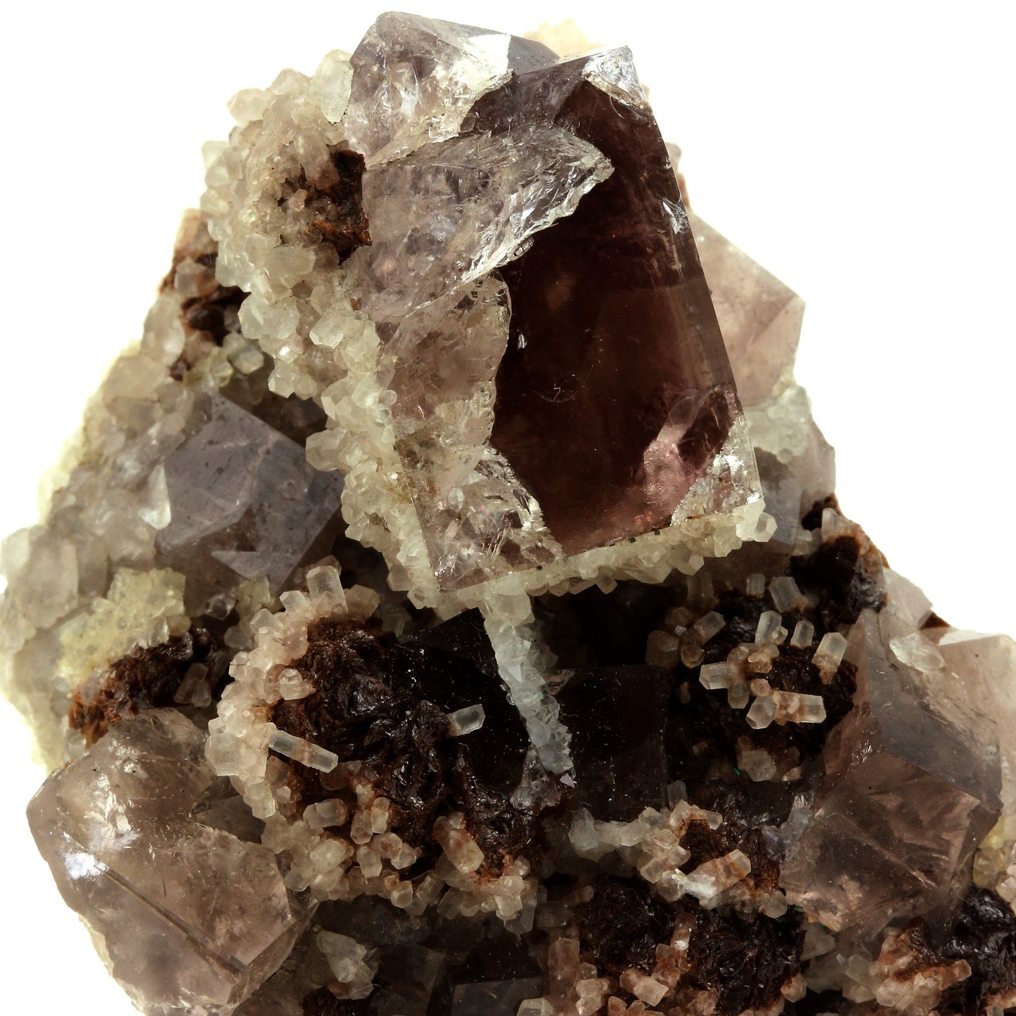 Fluorite + Calcite. 1105.0 carats. Wolfie´s Pocket, Rogerley, Frosterley, UK, Royaume-Uni