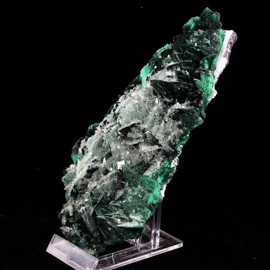 Malachite + Baryte. 2144.0 carats. Milpillas Mine, Sonora, Mexique