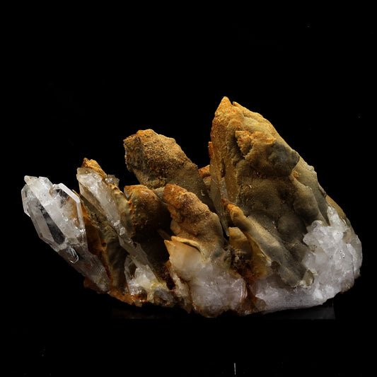 Quartz à Ame + Calcite. 660.0 carats. Le Noirey, Saint-Jean-de-Maurienne, Savoie, France