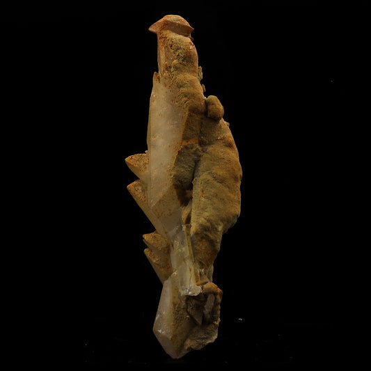 Quartz + Calcite. 189.0 carats. Le Noirey, Saint-Jean-de-Maurienne, Savoie, France