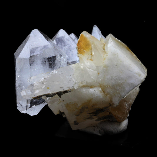 Quartz à Ame + Calcite. 201.0 carats. Le Noirey, Saint-Jean-de-Maurienne, Savoie, France