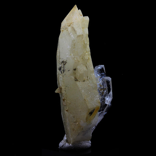 Quartz à Ame + Calcite. 266.0 carats. Le Noirey, Saint-Jean-de-Maurienne, Savoie, France
