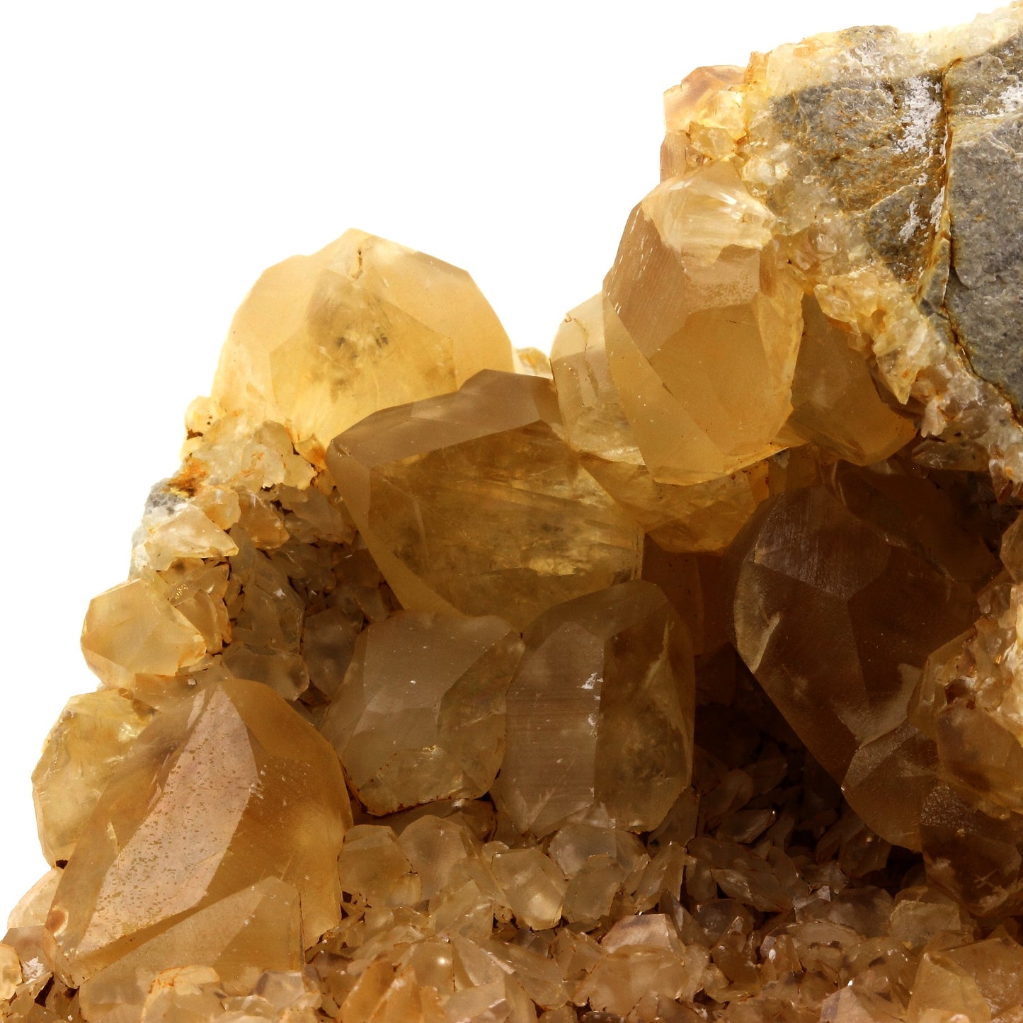Calcite. 5576.0 carats. La Sambre Quarry, Landelies, Belgique