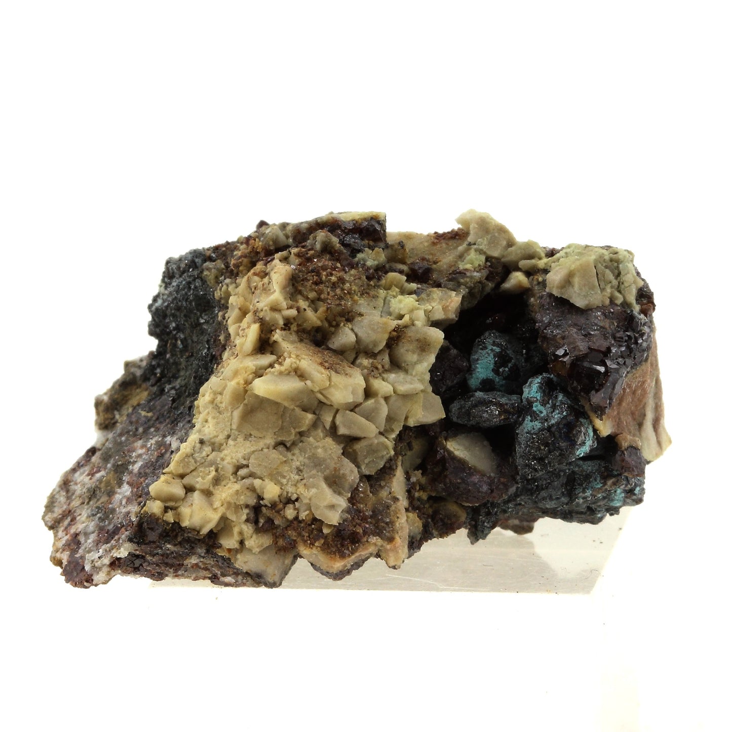 Bournonite + Sphalerite. 220.0 carats. Saint-Laurent-le-Minier, Occitanie, France