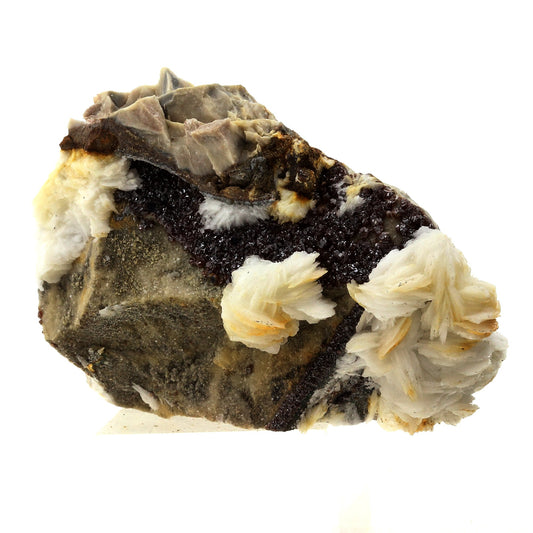 Baryte + Sphalerite. 725.0 carats. Saint-Laurent-le-Minier, Occitanie, France