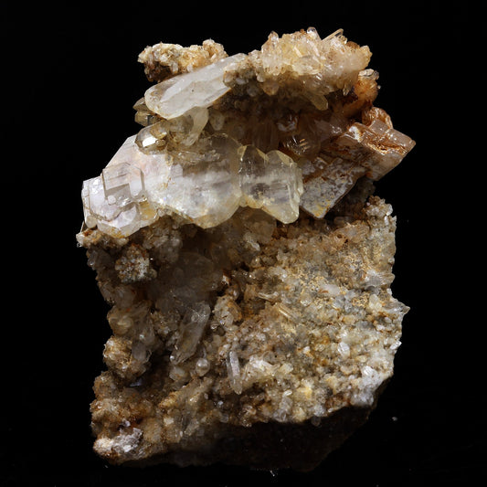 Quartz à Ame + Calcite. 284.0 carats. Les Trois Évêchés, La Grave, France