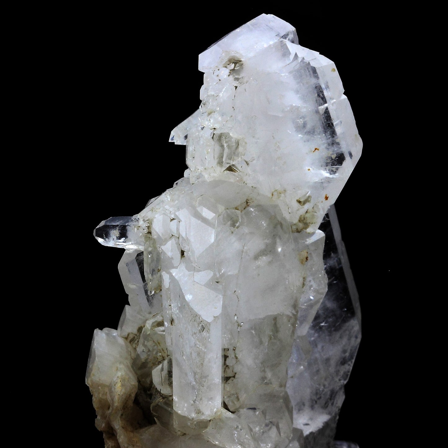 Quartz à Ame + Calcite. 527.0 carats. Aiguille du Goléon, Oisans, France