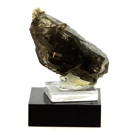 Quartz fumé Biterminé + Titanite. 113.0 carats. Massif Mont-Blanc, France