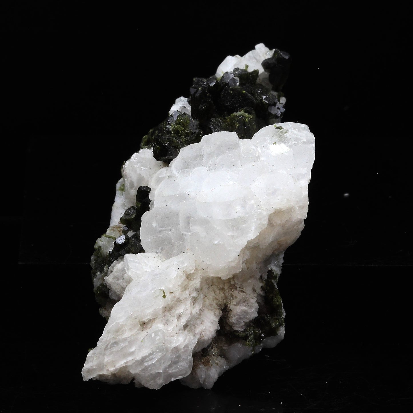 Albite + Calcite + Epidote, 115.0 carats, Saint-Véran, Hautes-Alpes, Provence-Alpes-Côte d'Azur, France