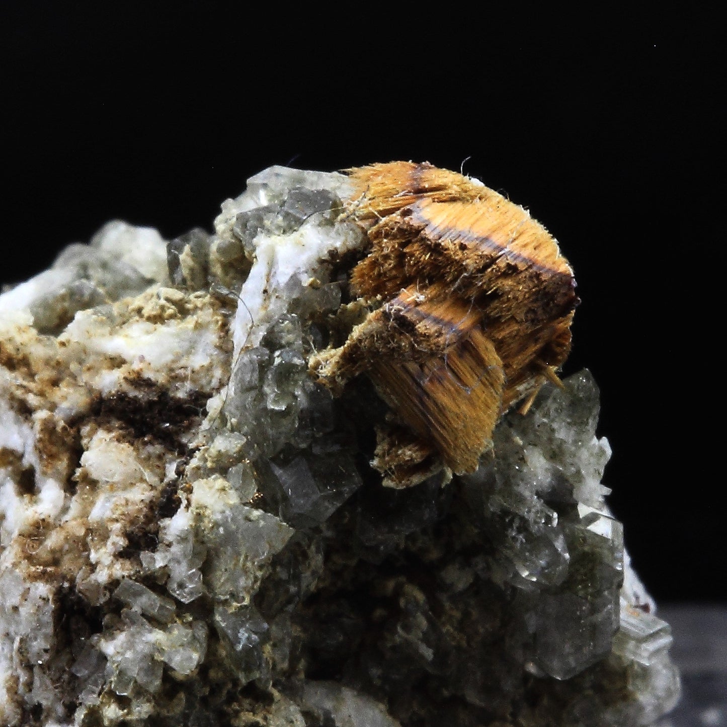 Anatase pseudomorphosée en Rutile. 24.0 carats. La Lauzière, Savoie, France