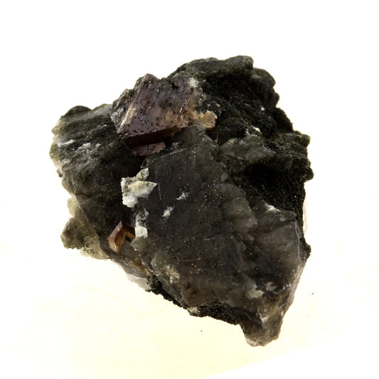 Anatase + Quartz + Chlorite. 22.0 carats. Les Rousses, Vaujany, Isère, France