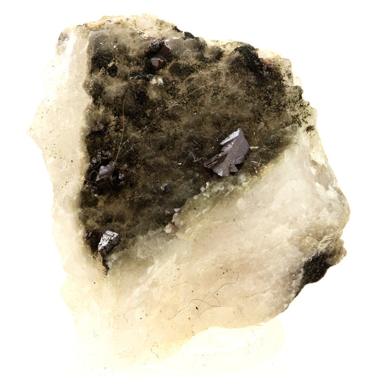 Anatase + Quartz + Chlorite. 88.0 carats. Les Rousses, Vaujany, Isère, France
