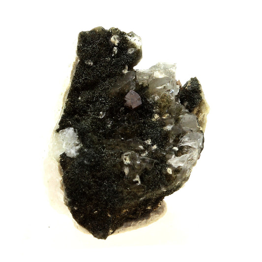 Anatase + Quartz + Chlorite. 36.0 carats. Les Rousses, Vaujany, Isère, France