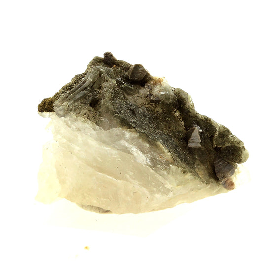 Anatase + Quartz + Chlorite. 34.0 carats. Les Rousses, Vaujany, Isère, France