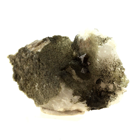 Anatase + Quartz + Chlorite. 115.0 carats. Les Rousses, Vaujany, Isère, France