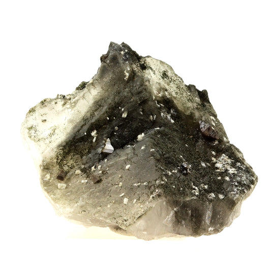 Anatase + Quartz + Chlorite. 146.0 carats. Les Rousses, Vaujany, Isère, France