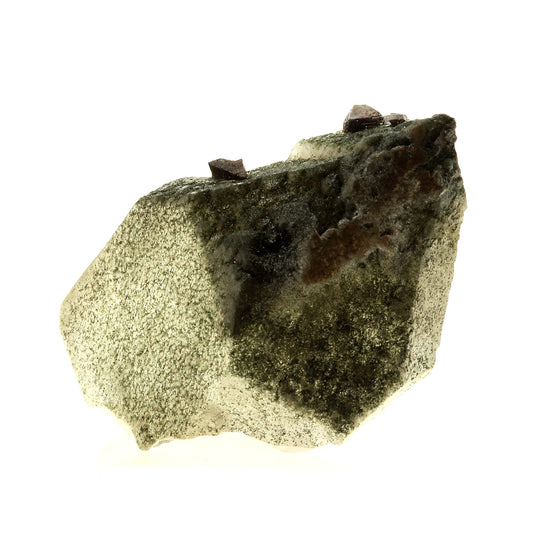 Anatase + Quartz + Chlorite. 114.0 carats. Les Rousses, Vaujany, Isère, France